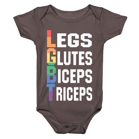 LGBT fitness Baby One-Piece