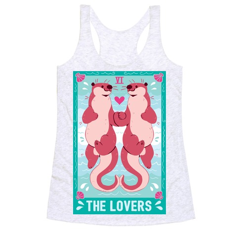 The Lovers: Otters Racerback Tank Top