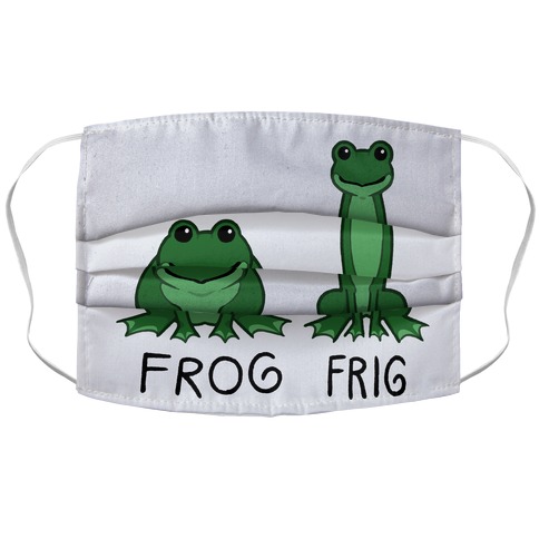 Frog, Frig Accordion Face Mask