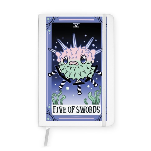 Creepy Cute Tarots: Five of Swords Notebook