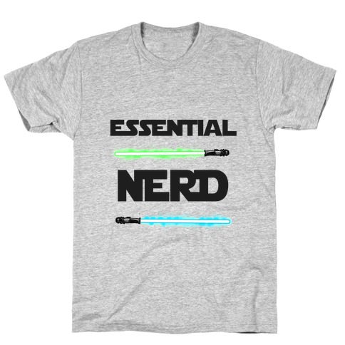 Essential Nerd Star Wars Parody Lightsaber T-Shirt