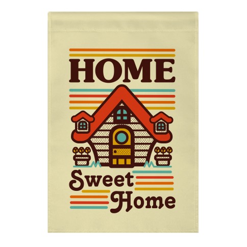 Home Sweet Home Animal Crossing Garden Flag | LookHUMAN