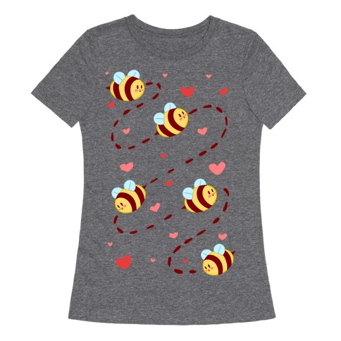 Love Trailing Bees Womens T-Shirt