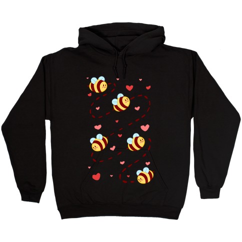 Love Trailing Bees Hooded Sweatshirt