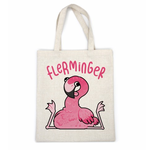 Derpy Flamingo Flerminger Casual Tote