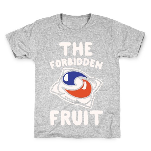 The Forbidden Fruit White Print Kids T-Shirt