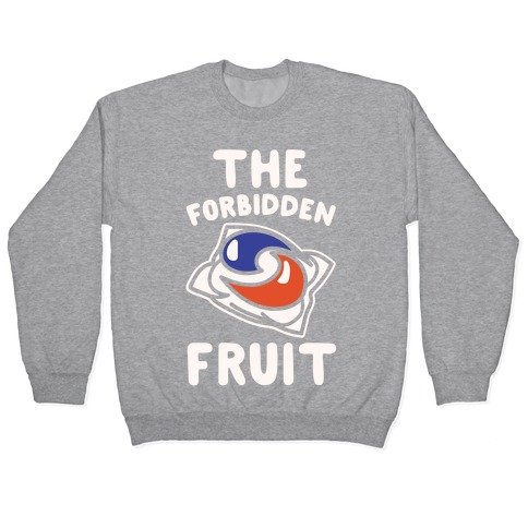 The Forbidden Fruit White Print Pullover