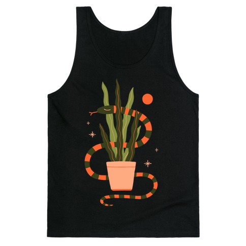 Snake in a Snake Plant Tank Top