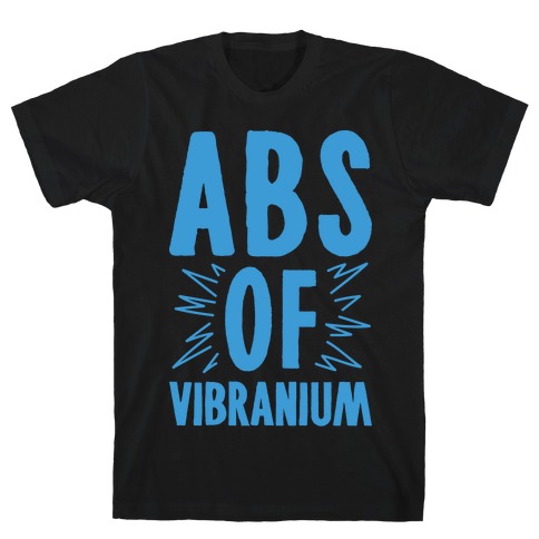 Abs Of Vibranium Parody T-Shirt