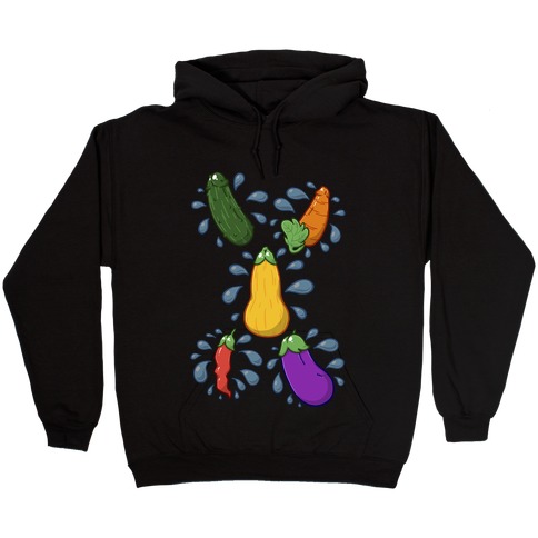 Penis Produce Hooded Sweatshirt