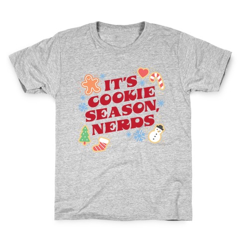 It's Cookie Season, Nerds Christmas Kids T-Shirt