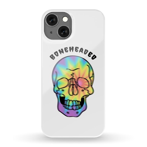 Boneheaded Trippy Skull Phone Case