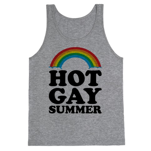 Hot Gay Summer Parody Tank Top
