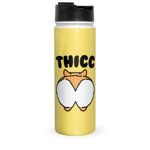 Thicc Corgi Butt Parody Travel Mug