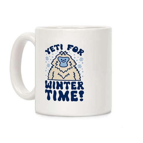 Yeti For Winter Time Coffee Mug