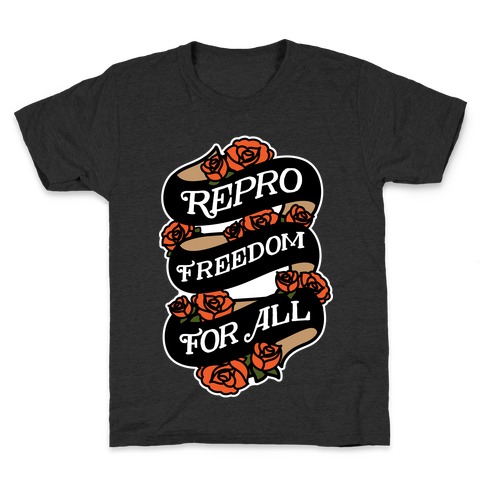 Repro Freedom For All Roses and Ribbon Kids T-Shirt