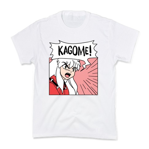 InuYasha Screaming Kagome (1 of 2 pair) Kids T-Shirt