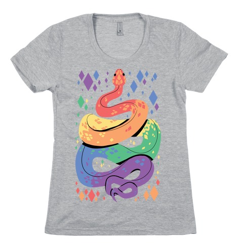 Pride Snakes: Gay Womens T-Shirt