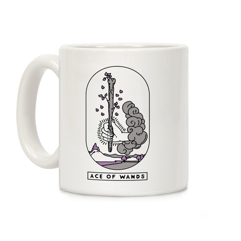 Ace of Wands Asexual Pride Coffee Mug