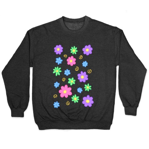 Doodle Flowers Pullover