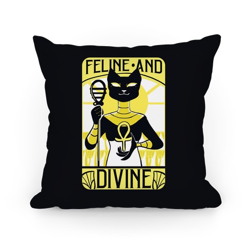 Feline and Divine Pillow