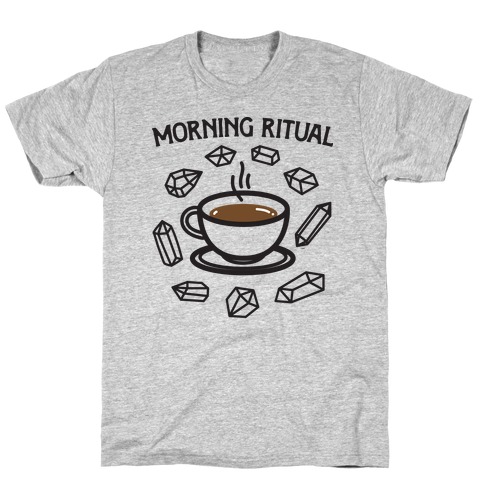 Morning Ritual Coffee and Crystals T-Shirt