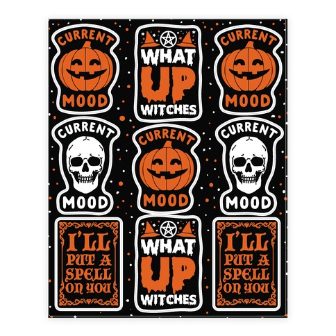 Current Mood:Halloween  Stickers and Decal Sheet