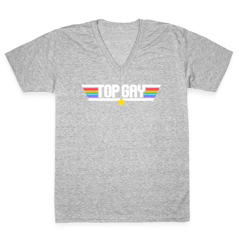 Top Gay  V-Neck Tee Shirt