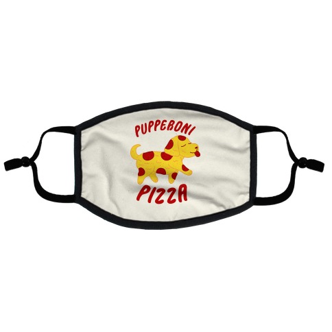 Pupperoni Pizza Flat Face Mask