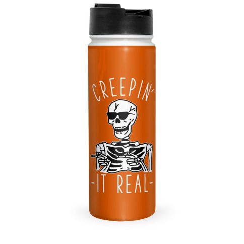Creepin' It Real Skeleton Travel Mug