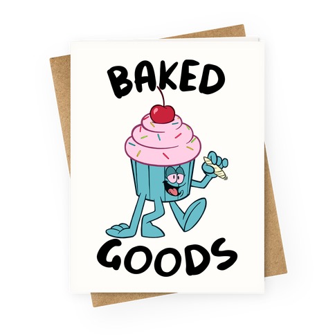 Baked Goods Greeting Card