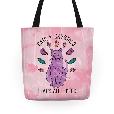 Cats and Crystals Tote