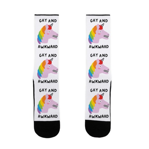 Gay And Awkward Sock