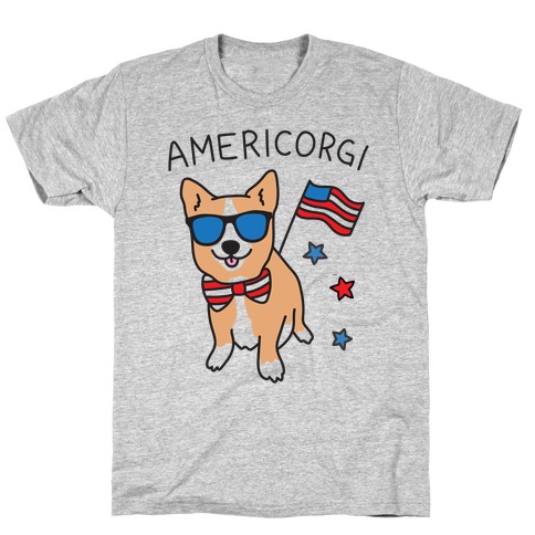 AmeriCorgi Patriotic Corgi T-Shirt