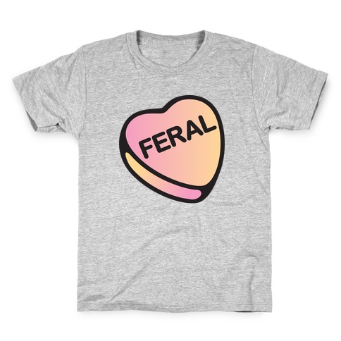 Feral Candy Heart Kids T-Shirt