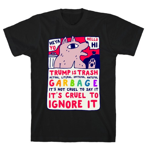 Trump Is Trash Comic T-Shirt