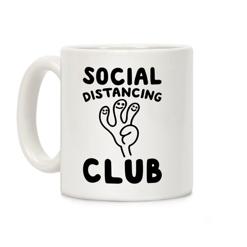 Social Distancing Club Coffee Mug