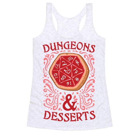 Dungeons & Desserts Racerback Tank Top
