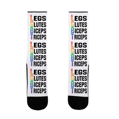 LGBT fitness Sock
