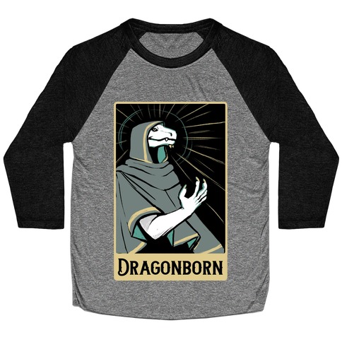 Dragonborn - Dungeons and Dragons Baseball Tee