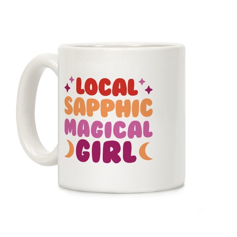 Local Sapphic Magical Girl Coffee Mug