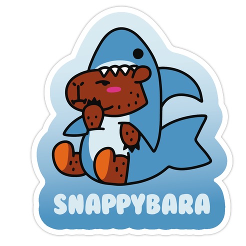Snappybara Die Cut Sticker