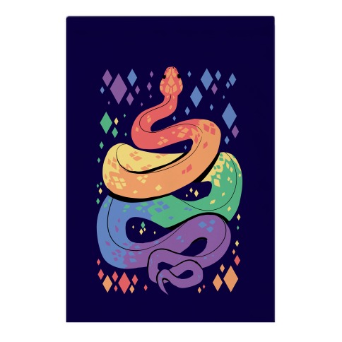 Pride Snakes: Gay Garden Flag