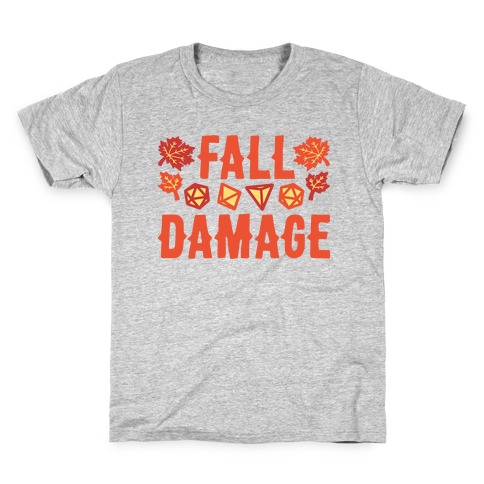 Fall Damage  Kids T-Shirt