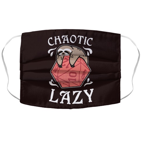 Chaotic Lazy Accordion Face Mask