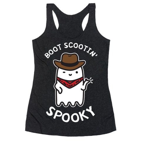 Boot Scootin' Spooky Racerback Tank Top