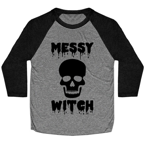 Messy Witch Baseball Tee