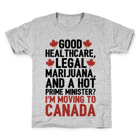 I'm Moving To Canada Kids T-Shirt
