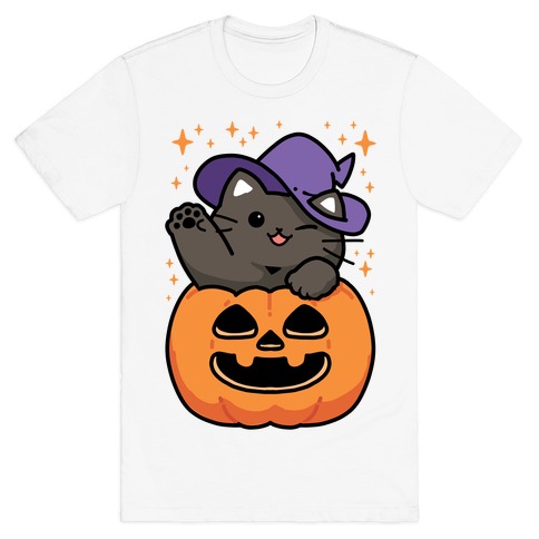 Cute Halloween Cat T-Shirt