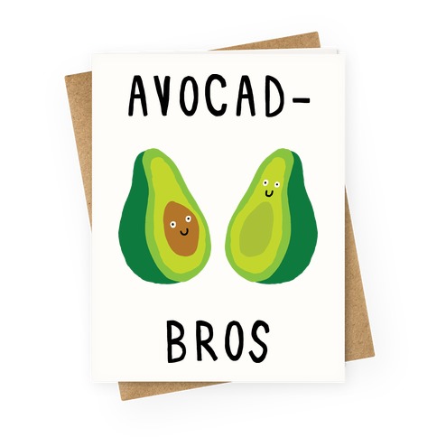 Avocad-Bros Greeting Card